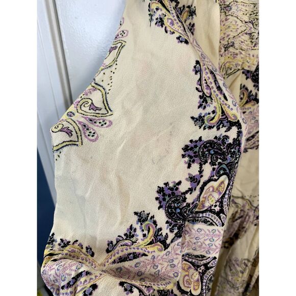 Free People Girl Talk Boho Balloon Sleeve Blouse Tunic Size XS - Picture 4 of 8